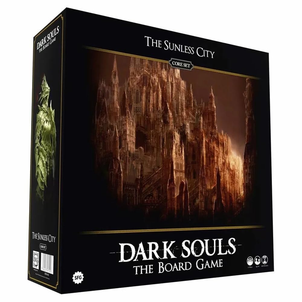 Steamforged Games | Dark Souls: The Board Game | The Sunless City |Core Set | For 1 to 3 Players Ages 14+ | Game in English