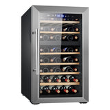 SVAN Vinoteca 52 Botellas Negro SVN5200D. Capacidad 127 Litros, Bajo Nivel Sonoro, Luz Interior, Eficiencia Energética Clase G