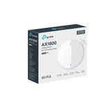 TP-Link Festa F61 Punto de Acceso WiFi 6 Dual-Banda AX1800, Montaje en Techo, 1× Puerto PoE Gigabit, Gestión centralizada en la Nube Gratuita, Configuración y Uso fáciles, sin Necesidad de IT