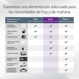 NETGEAR Switch Gigabit Ethernet | PoE Plus 16 Puertos GS316EP | Switch Gigabit Ethernet con 15 Puertos PoE+ a 180 W, 1 Puerto SFP de 1G, Montaje de sobremesa o en Pared