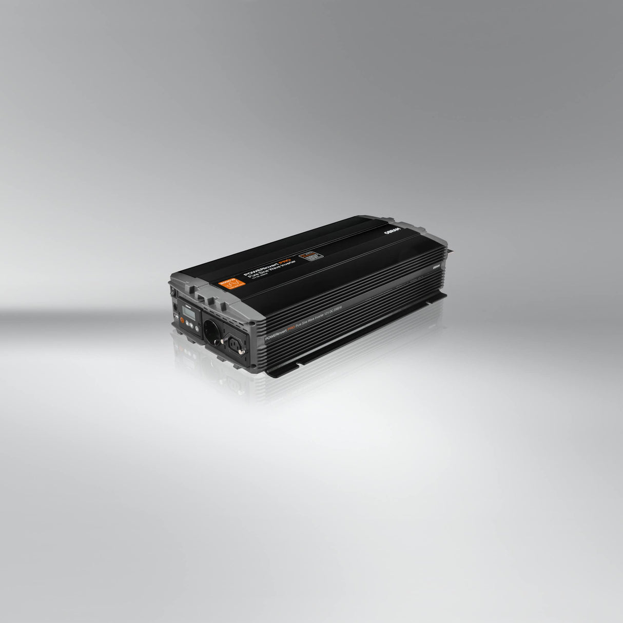 OSRAM POWERinvert Pro Pure Sine Wave Inverter, convertidor de Onda sinusoidal Pura, 12V DC 2000W RCD, OEINVPAR20, para Necesidades energéticas aisladas de la Red
