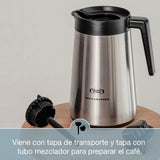 Moccamaster KBGT, Cafetera Filtro, Negro, Cafetera, Thermos, 1.25 Litros