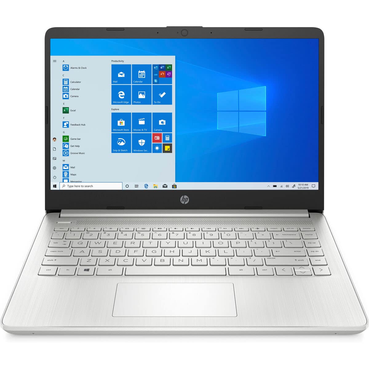 HP Notebook 14s-dq0009ns QWERTY Español 14" 4 GB RAM 64 GB eMMC Intel Celeron N4020