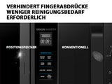 Toshiba MV-TC25T(BK) - Microondas 4 en 1 con freidora de aire caliente, tecnología Origin-Inverter, interior esmaltado fácil de limpiar, 25 L, 2100 W, color negro