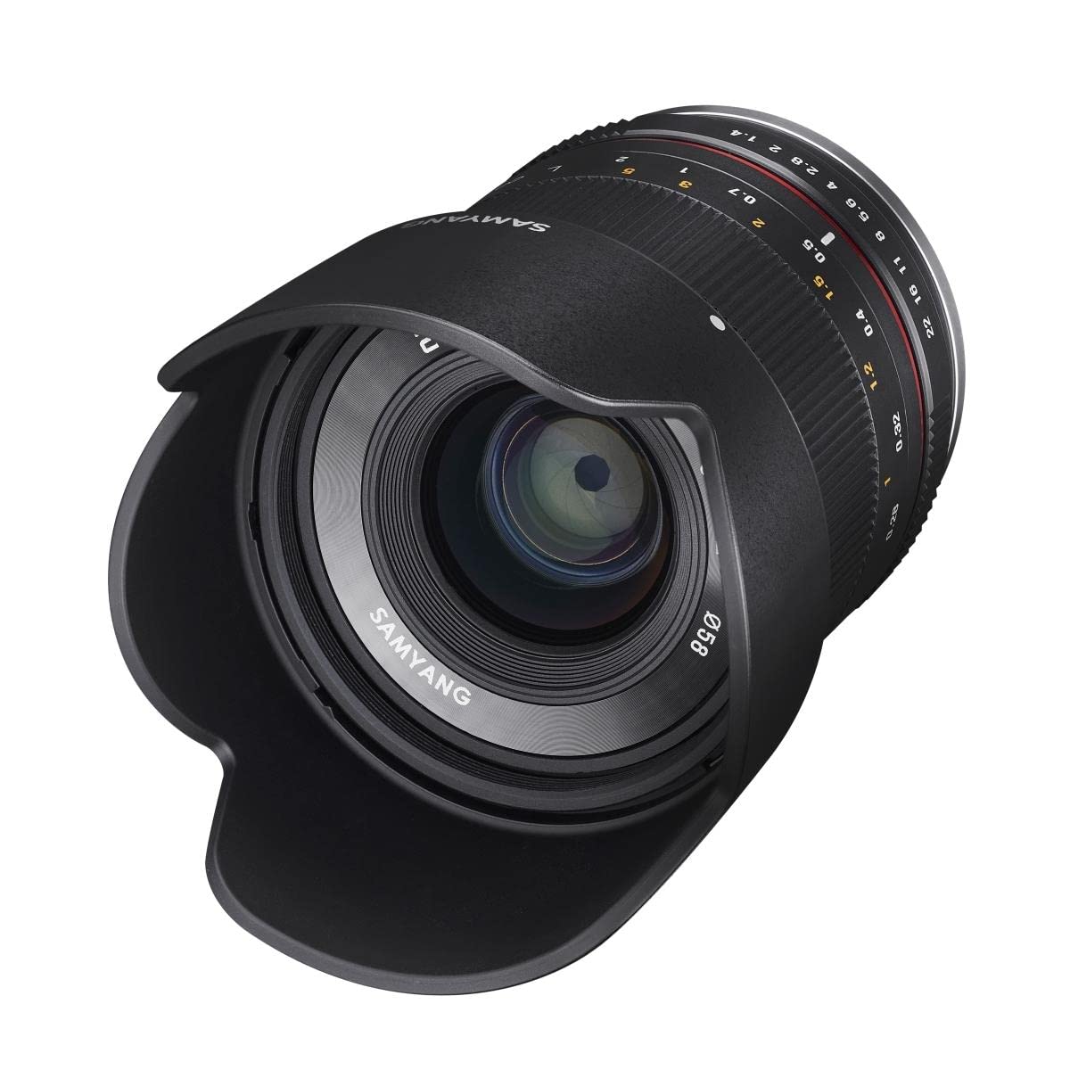 Samyang CSC-Mirrorless - Objetivo fotográfico para Sony E (21mm F1.4 ED AS UMC CS), Negro