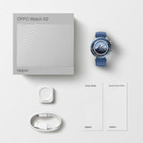 OPPO Watch X2 Smartwatch – Pantalla AMOLED 1.5” | Batería hasta 16 días | Google Apps & Wear OS | ECG, SpO2 & 100+ deportes | Resistente IP68 & 5ATM - Azul