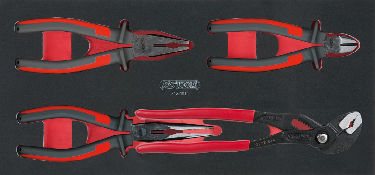 KS Tools 714.0452 - Lote de herramientas, 6 cajones para carrito con un total de 455 piezas