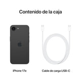 Apple iPhone 17e de 512 GB: Pantalla Super Retina XDR de 6,1 Pulgadas, Chip A19, autonomía para Todo el día, cámara Fusion de 48 Mpx; Negro