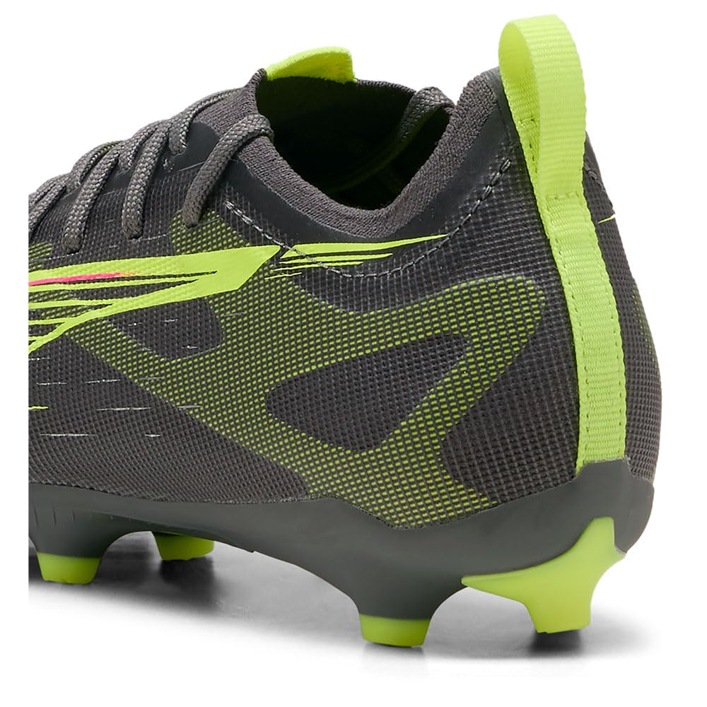 PUMA Ultra 5 Pro FG/AG JR, Zapatillas de fútbol, Matte Aged Silver-Yellow Alert-Sun Struck, 30 EU