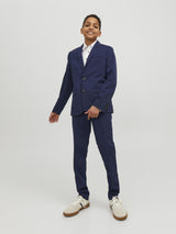 JACK&JONES JUNIOR Jprsolar Noos Jnr-Suéter Traje, Azul Medieval, 164 para Niños