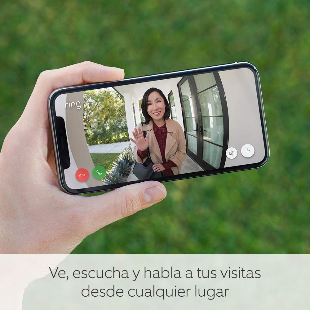 Ring Video Doorbell 3 de Amazon | Vídeo HD, detección de movimiento avanzada e instalación fácil | Incluye una prueba de 30 días gratis del plan Ring Protect