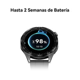 HUAWEI Watch GT 4 46mm Smartwatch, hasta 2 semanas de batería, iOS & Android, gestión de calorías, Seguimiento Profesional de la Salud, SpO2, GPS, versión española, Negro