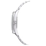 Swarovski Reloj Crystalline Aura, Brazalete de metal, Tono plateado, Acero inoxidable