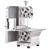 VEVOR Sierra Eléctrica Comercial para Huesos de Carnicero 2200 W Máquina Cortadora de Huesos 1000 kg/h Cortadora Eléctrica para Carne Congelada Mesa de Trabajo 470x530 mm para Supermercado Restaurante