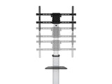 Equip 650630 Soporte de TV con Ruedas 37-86" VESA 600x400 50KG Máx Plata