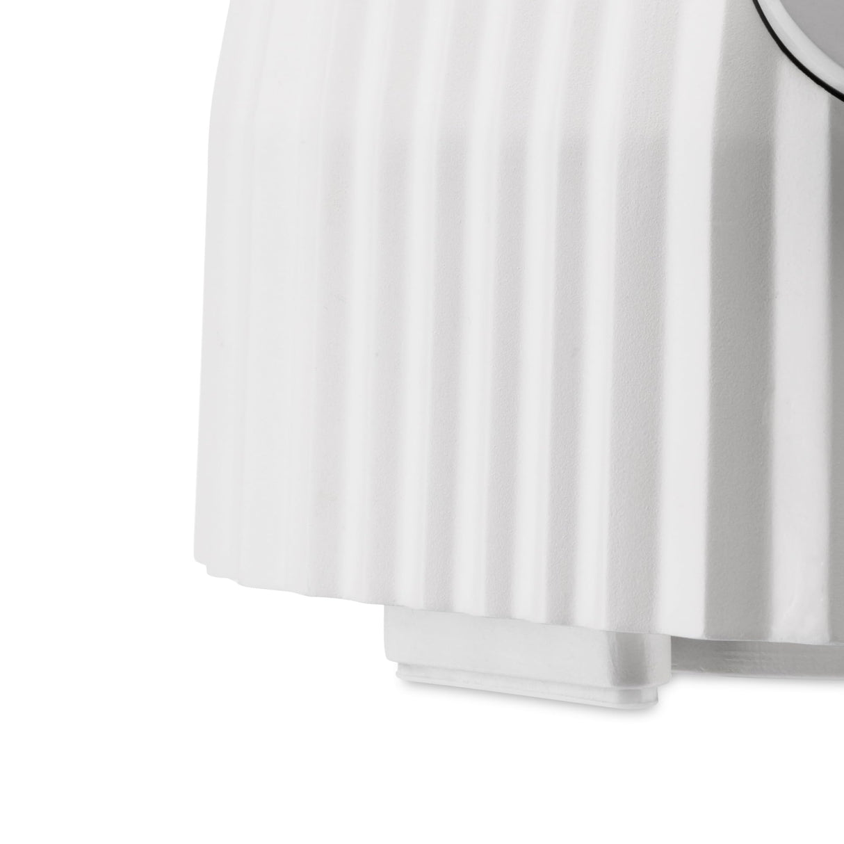 Alessi Plissé MDL09 W, Batidora de Diseño con Jarra Graduada, en Resina Termoplástica, Enchufe Europeo 700W, 1,5l, Blanco
