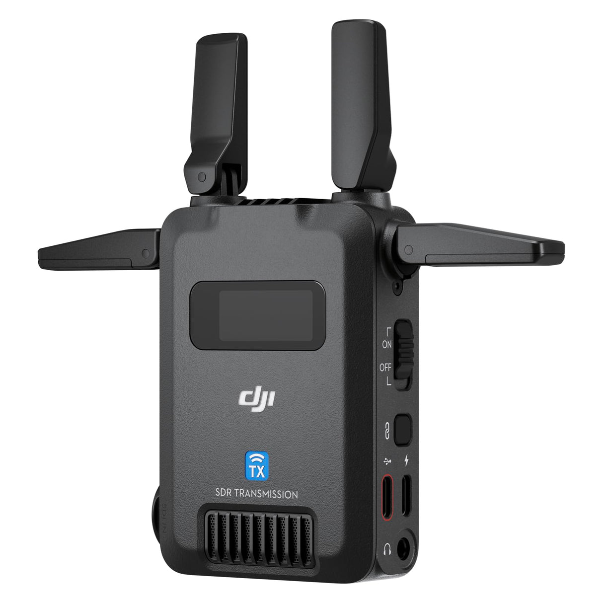 Transmisor DJI SDR Transmission, transmisión de vídeo inalámbrica SDR 1080p/60 fps a 3 km, Solo el TX, Estable y antiinterferencias, Gran penetración, Alta tasa de bits, monitorización por USB-C