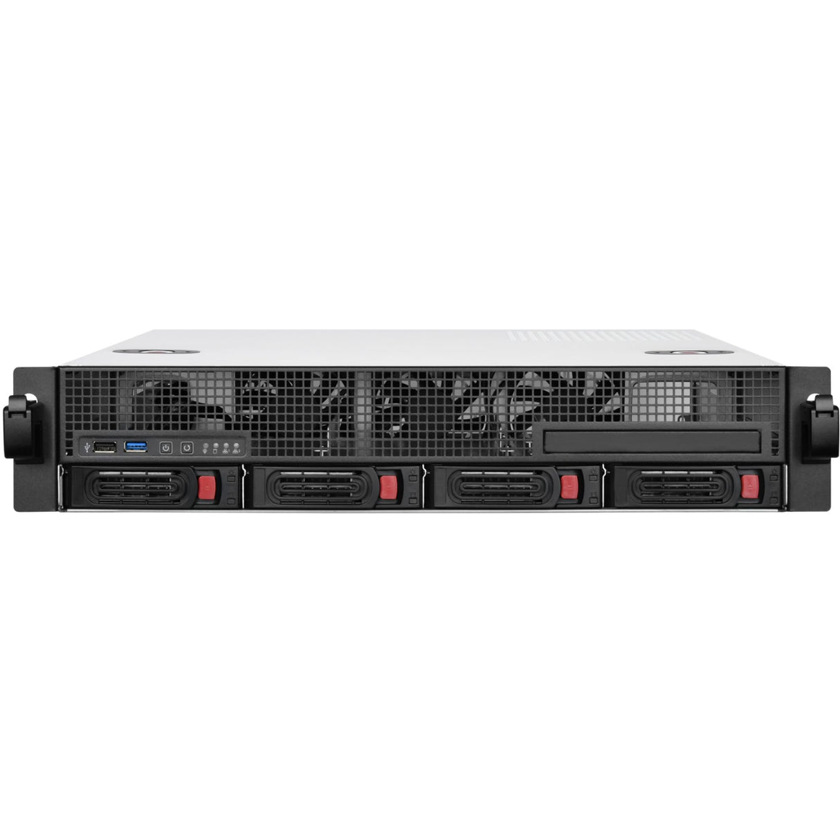 Silverstone SST-RM21-304 - Caja de Servidor de Montaje en Rack de 2U Compatible con 4X 2.5/3.5" SAS/SATA HDD/SSD