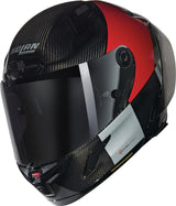 NOLAN Helmet X-804 RS Combo Gara 351 XL, Carbono/Rojo/Gris/Negro