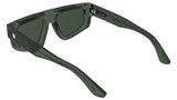 Calvin Klein Unisex Adult Sunglasses CK25539S - Transparent Green with Solid Green Lens