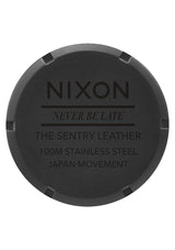 Nixon Reloj Analógico para Hombre de Cuarzo con Correa en Piel A105-1041-00