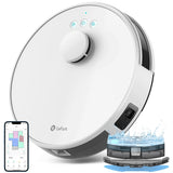 LEFANT M1 2 en 1 Robot Aspirador y Fregasuelos, 4000Pa, Navegación dToF, 200min, Auto-Recarga, WiFi, 8 Zonas No-Go, Ideal para Pelo de Mascotas/Alfombras