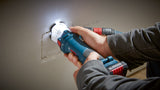Bosch Professional 18V System GCU 18V-30 - Fresadora de corte a batería para panel yeso (Brushless, 30000 rpm, 3 – 6,4 mm, adaptador aspirador)