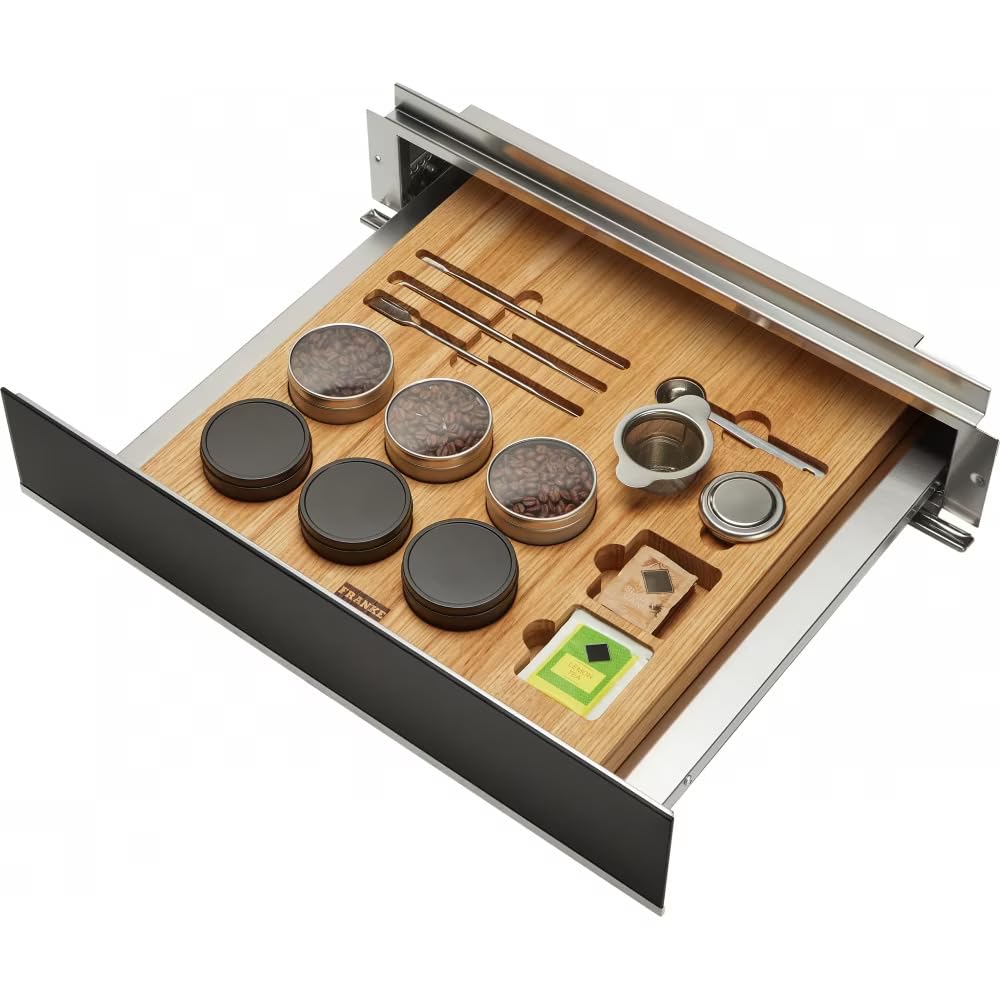 Franke 131.0691.007, Cajón de accesorios para cafetera Mythos FMY 14 CMD XS, Stainless steel