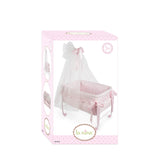 La Nina- Cuna con Dosel Topito Rosa muñecas, Color (Diset 65052)