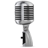 Shure 55sh Series II icónico Unidyne Dynamic Micrófono vocal, micrófono clásico, vintage con patrón polar direccional cardioide para actuaciones en vivo