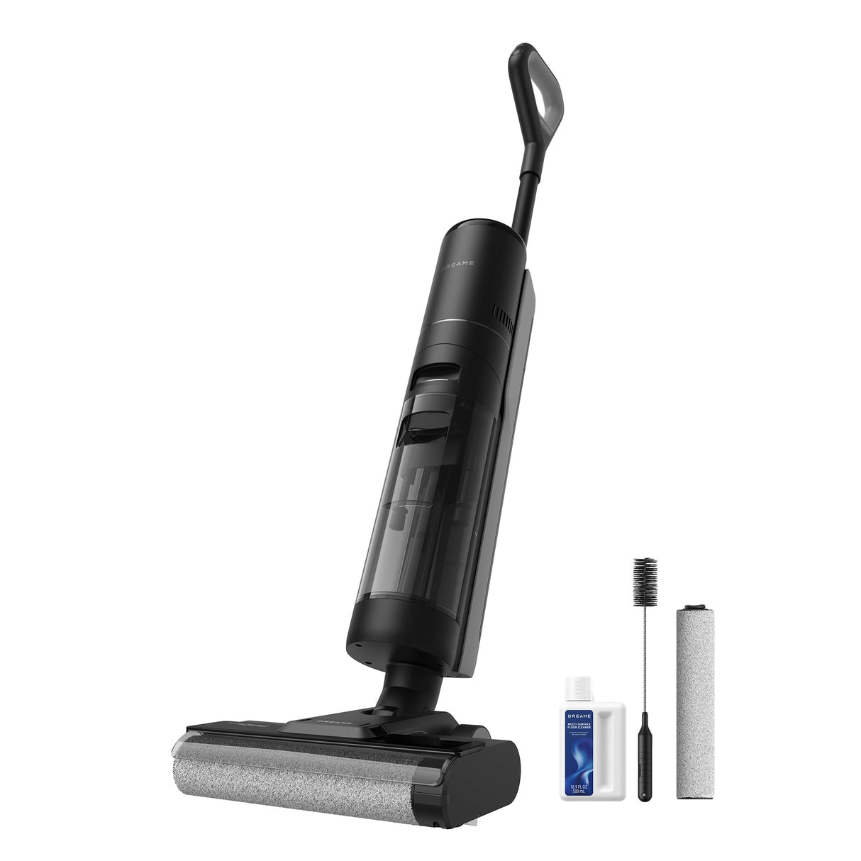 dreame H12S Aspiradora en Seco y Húmedo, 16000Pa Potencia Aspiradora Escoba Sin Cable, Múltiples Modos de Limpieza, Secado con Aire Caliente, Detección Inteligente de Suciedad, Negro