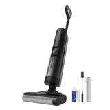 dreame H12S Aspiradora en Seco y Húmedo, 16000Pa Potencia Aspiradora Escoba Sin Cable, Múltiples Modos de Limpieza, Secado con Aire Caliente, Detección Inteligente de Suciedad, Negro