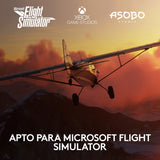 Logitech G Saitek Pro Flight Yoke Palanca de Mandos y Cuadrante de Aceleración para Simulación de Vuelo, Eje de Acero Auténtica y Precisa, 3 Modos, 75 Controles Programables, USB - Negro