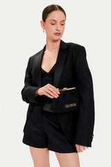 Love Moschino jc4241pp0i, Bolso de Hombro Mujer, Negro, Talla única