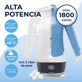 CLEANmaxx Plancha automática para camisas Pro Steam, con función de vapor y pantalla táctil, dispositivo de planchado para camisas y blusas, reduce los olores, desinfecta, alisa, seca y refresca
