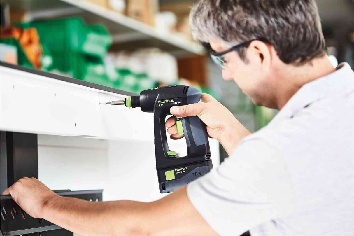 Festool Taladro atornillador a batería C 18 HPC 4,0 I-Plus