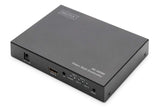 DIGITUS DS-43309 Procesador para Pared de vídeo 2x2 & Divisor HDMI - UHD 4K/60 Hz HDTV: 3840 x 2160p - Salida: 4X Full HD 60 Hz 1920 x 1080p - Display-Modi: 2x2, 1x2, 2x1, 1x3, 3x1, 1x4, 4x1