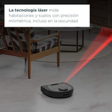 Neato Robotics 945-0296/D701 Robot Aspirador, 61 W, 0.7 litros, 69 Decibelios, Plastique, Gris Y Negro