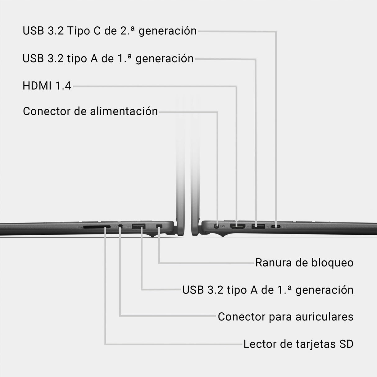 Dell Inspiron 14 5440 Portátil Copilot+ 14"" 16:10 FHD+ (1920x1200), Intel Core i5-1334U, 16GB RAM, 512GB SSD, Intel Iris Xe Graphics, Windows 11 Home, Teclado Retroiluminado QWERTY - Negro
