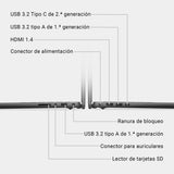 Dell Inspiron 14 5440 Portátil Copilot+ 14"" 16:10 FHD+ (1920x1200), Intel Core i5-1334U, 16GB RAM, 512GB SSD, Intel Iris Xe Graphics, Windows 11 Home, Teclado Retroiluminado QWERTY - Negro