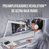 RØDE RØDECaster Duo RØDECaster Duo de RØDE, solución de producción de audio compacta todo en uno para podcasts, transmisiones, producción musical y creación de contenido (Blanco)