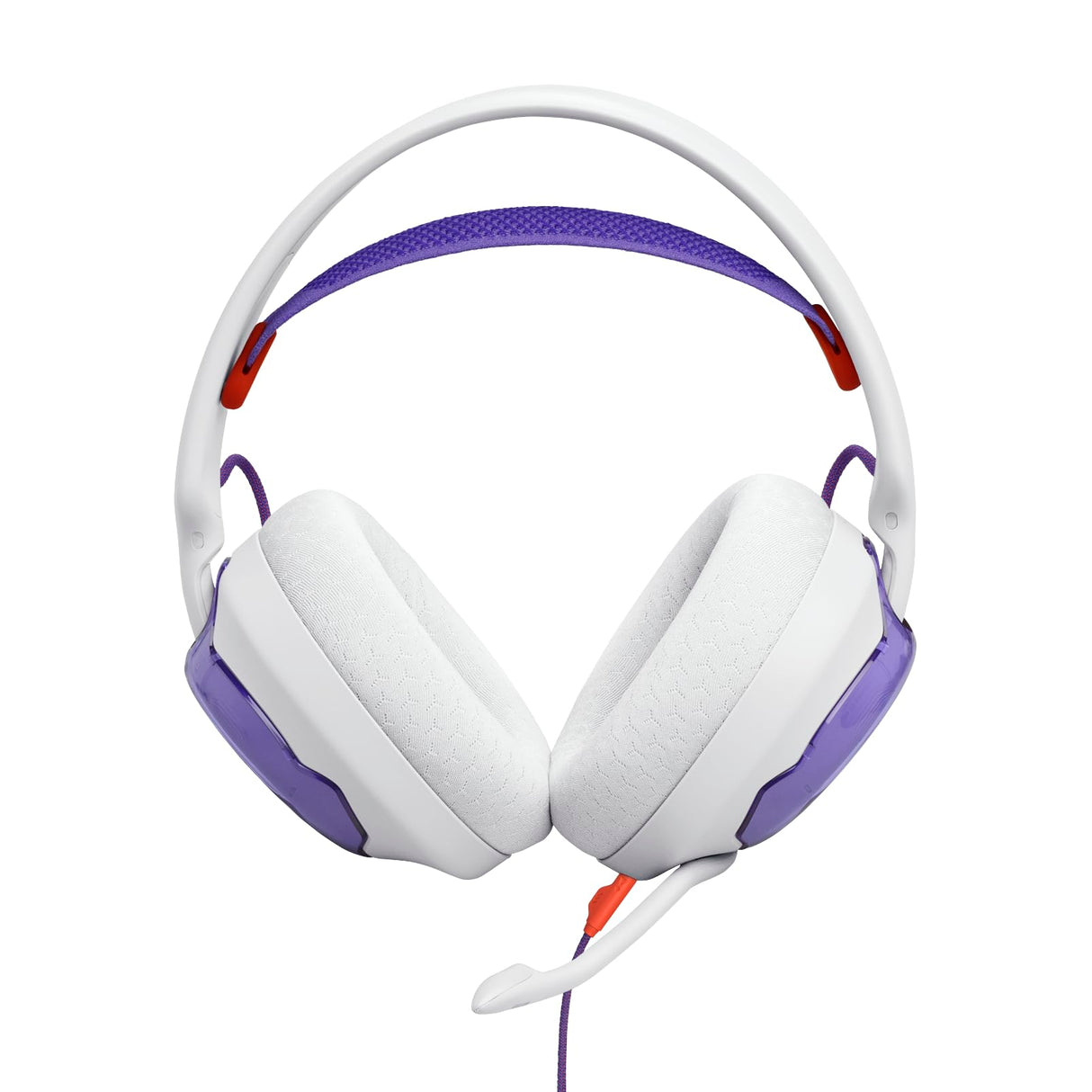 JBL Quantum 250 Auriculares supraaurales de Gaming, con Cable, Sonido Espacial JBL Quantum, micrófono, cancelación de Ruido, compatibles con Apple/PC/Xbox/Playstation/Nintendo Switch, Blanco