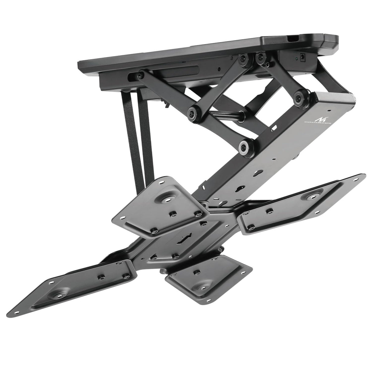 Maclean Soporte de Techo para TV para 23-55'' Motorizado Electrico | Inclinable de 0° a -75° | Mando a Distancia Función de Memoria | Control de la App Tuya | MAX. VESA 400x400 | Carga MAX. 30 kg