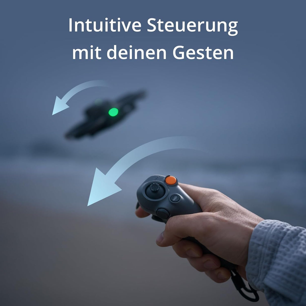 DJI Avata 2 Fly More Combo (1 batería) Bundle, Drone FPV con cámara, con protección de la hélice, voltea/rueda con sólo pulsar un botón, drone con cámara de contenidos POV, incl Goggles 3y RC Motion 3