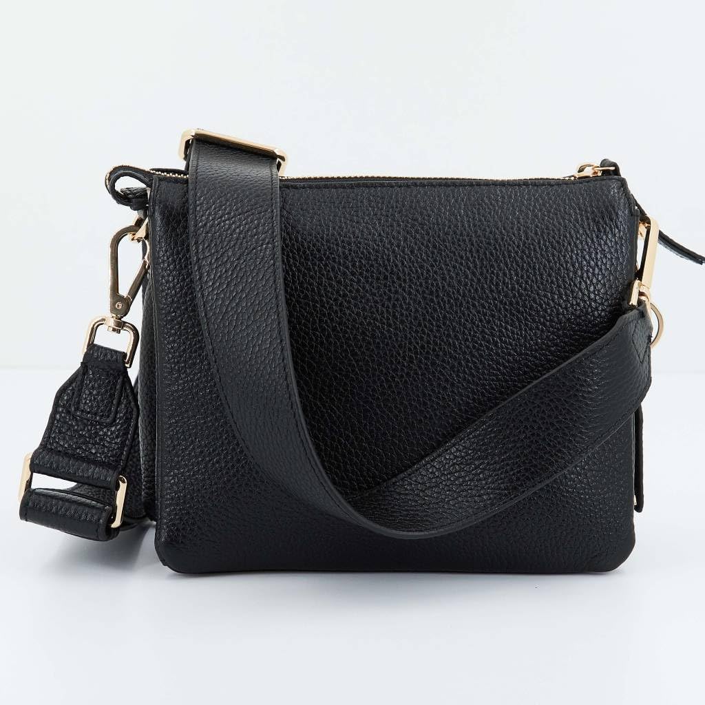 Geox D Clarissy, Bolsa para Mujer, Negro, Einheitsgröße