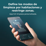 Cecotec Robot Aspirador y Friegasuelos con IA y Base de Autovaciado Conga 9990 AI Spin Revolution Ultra Power Home Essential. 10000Pa, Navegación Inteligente, Autonomía 240mins, Cepillo Silicona, App