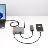 StarTech.com Hub Concentrador USB-C de 10 Puertos - 8X USB-A/2x USB-C - con Fuente de 65W - USB 3.1 10Gbps - Ladrón USB Tipo C con Certificación USB-IF - Multiplicador USB C (10G5A2CS-USB-C-HUB)
