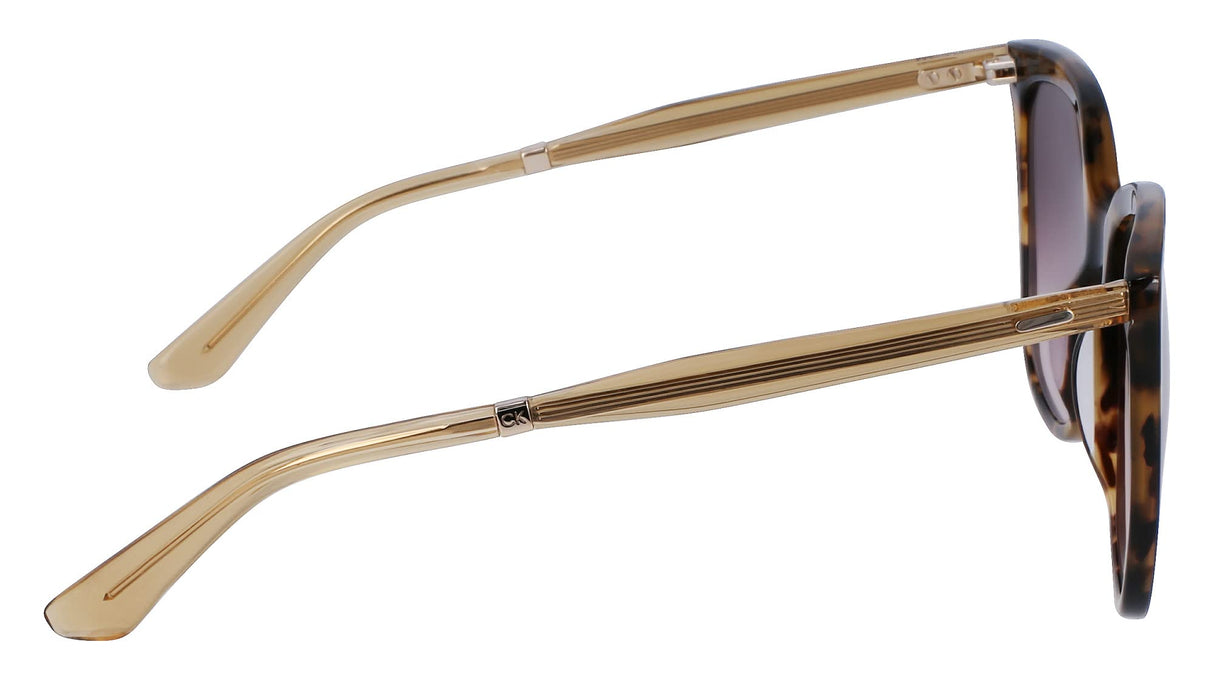 Calvin Klein Women's Sunglasses CK23500S - Brown Havana with Gradient Brown Lens