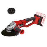 Einhell Amoladora angular con batería AXXIO 36/230 Q Power X-Change (36 V, máx. profundidad de corte 70 mm, 6600 rpm, motor sin escobillas, envío sin batería, cargador sin disco de corte)