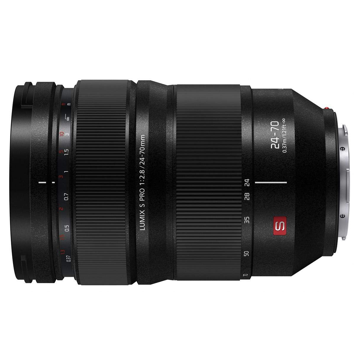 Panasonic Lumix S Pro 24-70 mm F2.8 L-Mount - Objetivo Intercambiable para cámaras Digitales Lumix S Series Full Frame S-E2470 (EE.UU.)